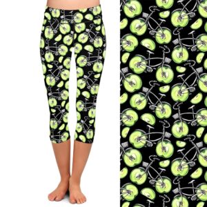Apple Bicycle Capri Leggings