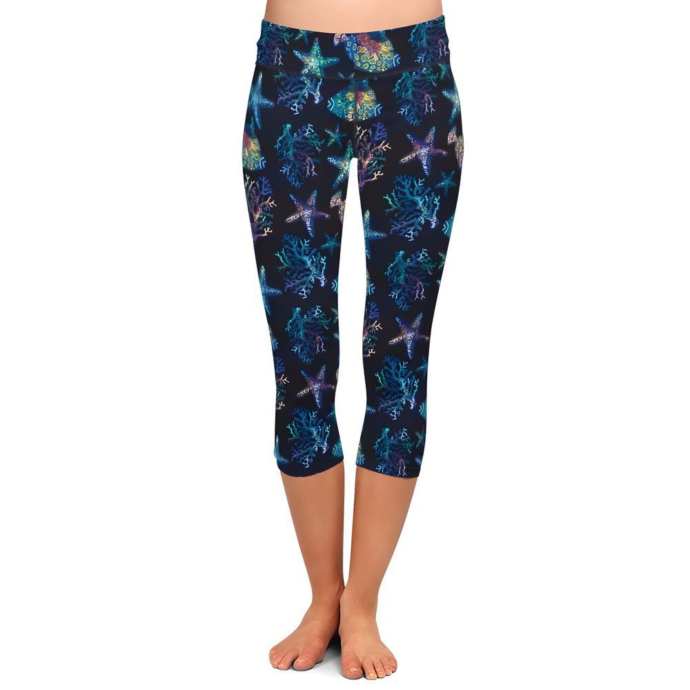 Aqua Marine Capri Leggings