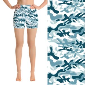 Arctic Camo Biker Shorts