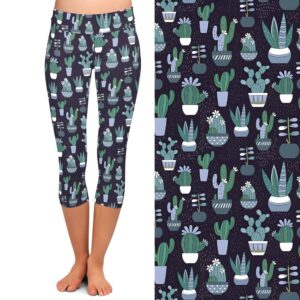 Baby Cactus Capri Leggings