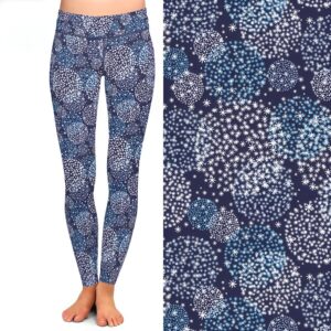 Blue Glimmer Leggings