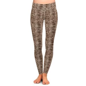 Brown Boa Leggings