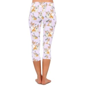 Cool Corgi Capri Leggings