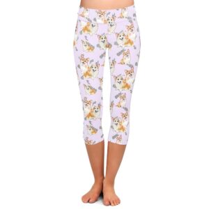 Cool Corgi Capri Leggings