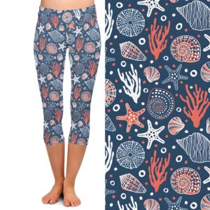Coral Reef Capri Leggings