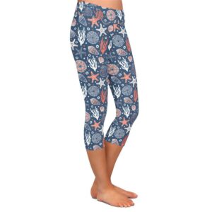 Coral Reef Capri Leggings
