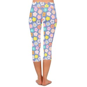 Daisy Delight Capri Leggings