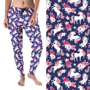 Floral Unicorn Joggers
