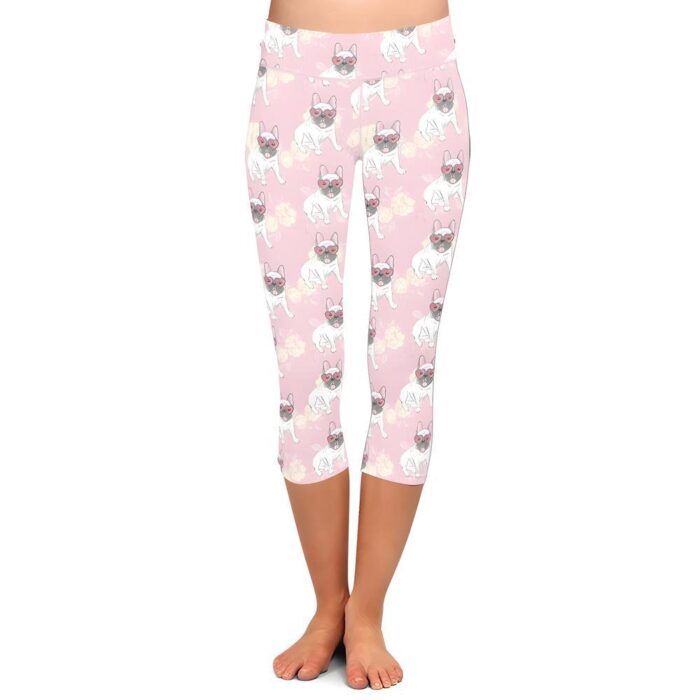 French Bulldog Capri Leggings