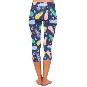 Funky Pineapple Capri Leggings