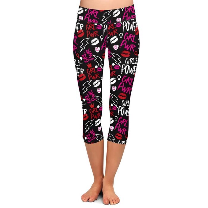 Girl Power Capri Leggings