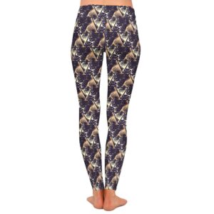 Gold Palm Leggings