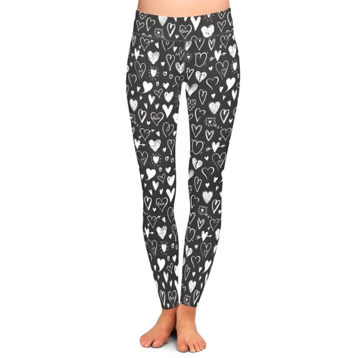 Heart Doodle Leggings