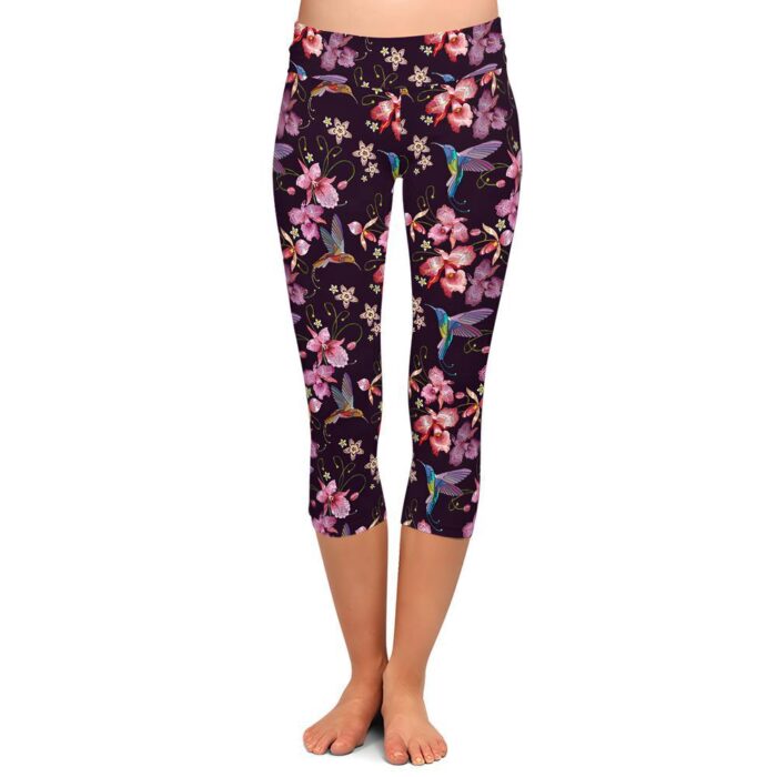 Hummingbird Capri Leggings