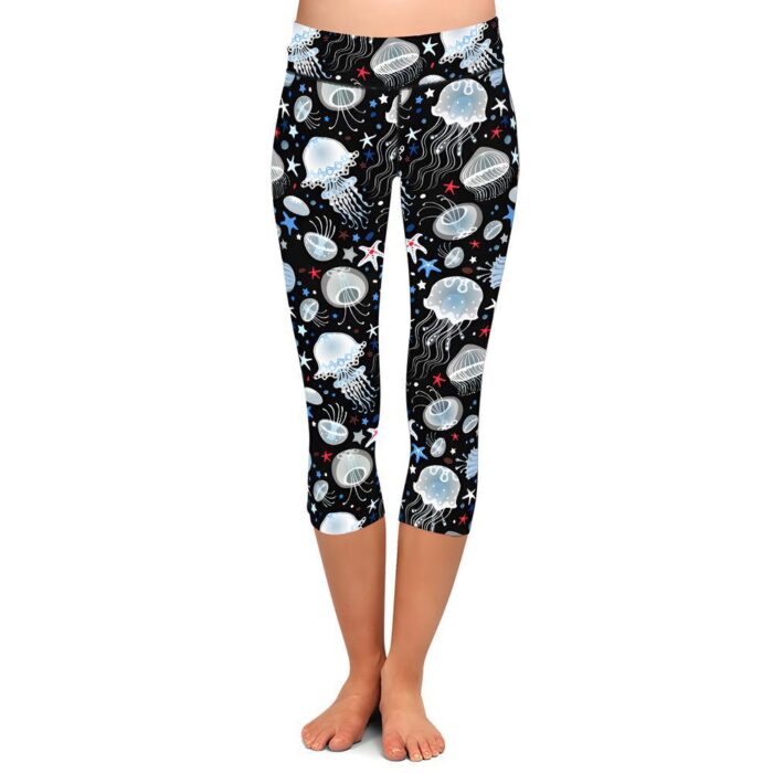 Jellyfish Capri Leggings