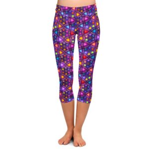 Kaleidoscope Capri Leggings