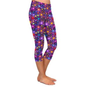 Kaleidoscope Capri Leggings