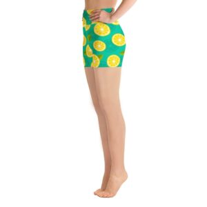 Lemon Twist Biker Shorts