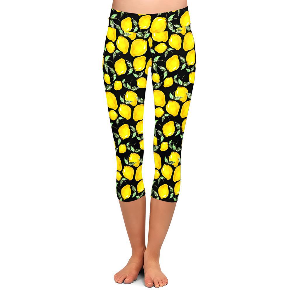 Lemon Zest Capri Leggings