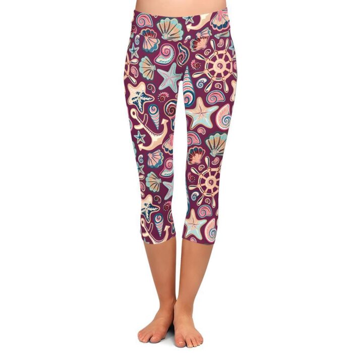 Maritime Capri Leggings