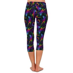 Neon Gecko Capri Leggings