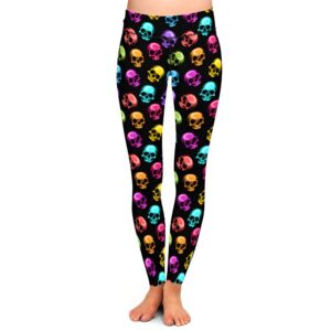 Neon Skull Leggings