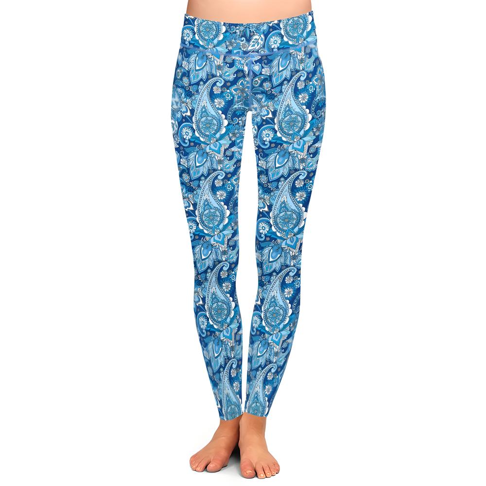 Ocean Paisley Leggings