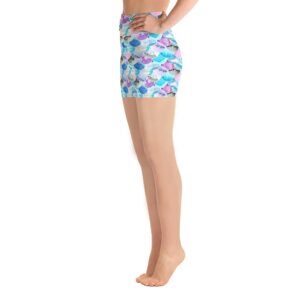 Ocean Scales Biker Shorts