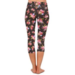 Parisian Bouquet Capri Leggings