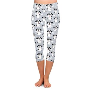 Puppy Heart Capri Leggings