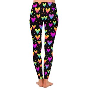 Rainbow Hearts Leggings