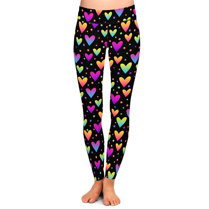 Rainbow Hearts Leggings