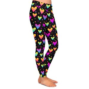Rainbow Hearts Leggings