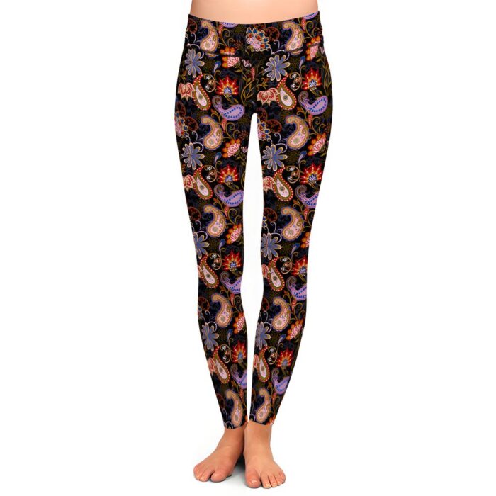 Regal Paisley Leggings
