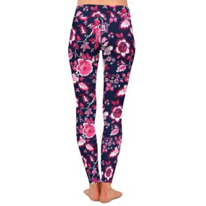 Scarlet Petals Leggings