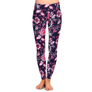 Scarlet Petals Leggings