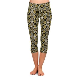 Serpentine Capri Leggings