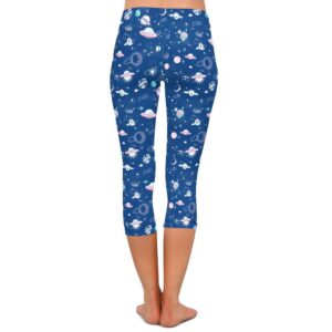 Space Odyssey Capri Leggings