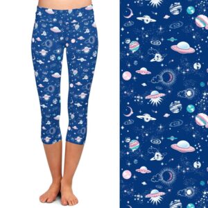 Space Odyssey Capri Leggings