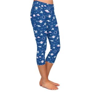 Space Odyssey Capri Leggings
