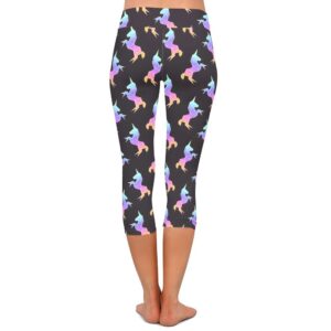 Spectrum Unicorn Capri Leggings