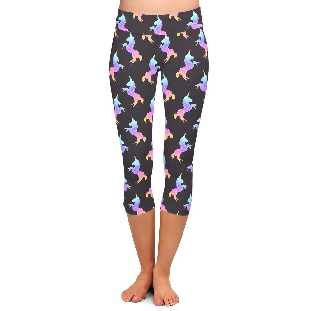 Spectrum Unicorn Capri Leggings
