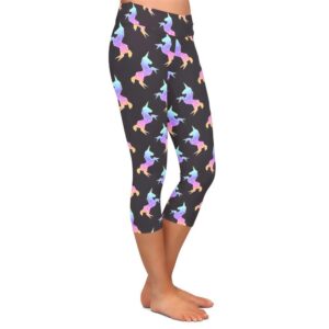 Spectrum Unicorn Capri Leggings