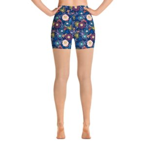 Starlit Flora Biker Shorts