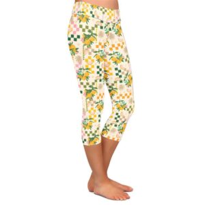 Summer Zest Capri Leggings