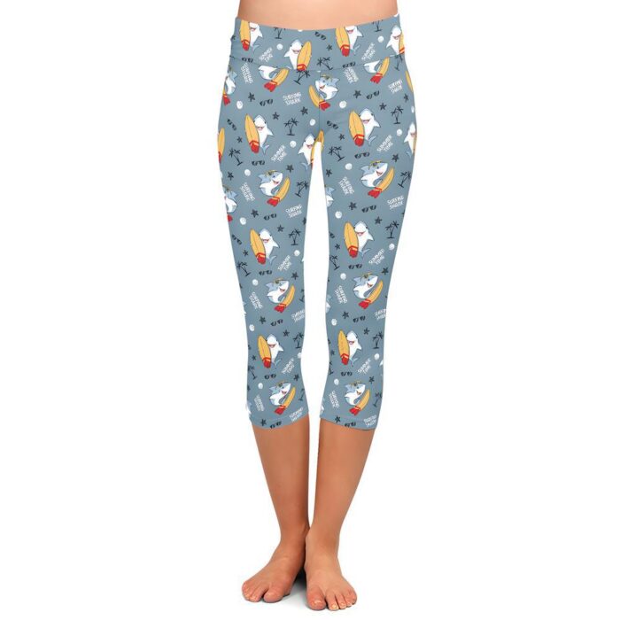 Surf'S Up Capri Leggings
