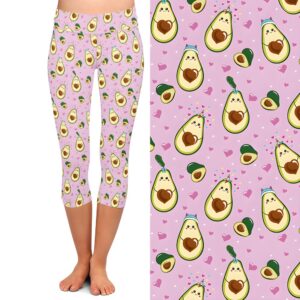 Sweet Avocado Capri Leggings