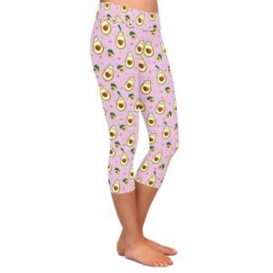 Sweet Avocado Capri Leggings