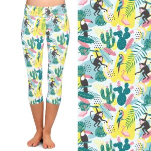 Swingin' Safari Capri Leggings