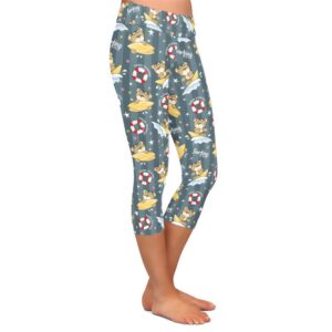 Tidal Teddie Capri Leggings